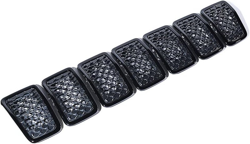 Anzios Replacement for 2019 2020 2021 Jeep Cherokee Black Grill Insert Front Grille Inserts Honeycomb Mesh Cover Accessories 7PC - Image 5